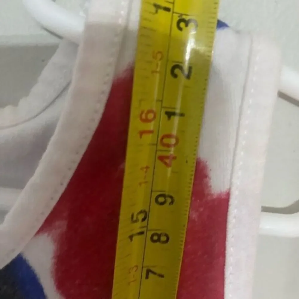 Toddler size‎ small size 6 sleeveless, red, white and blue tank top